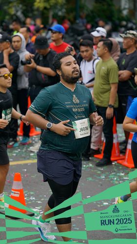 Race photo from Mangkunegaran Run 2025
