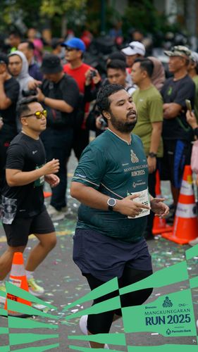 Race photo from Mangkunegaran Run 2025