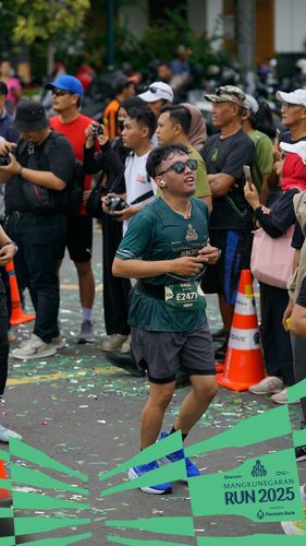 Race photo from Mangkunegaran Run 2025