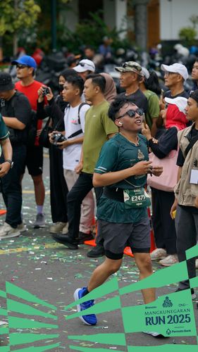 Race photo from Mangkunegaran Run 2025