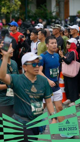 Race photo from Mangkunegaran Run 2025