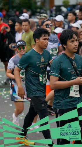 Race photo from Mangkunegaran Run 2025