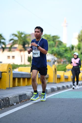 Race photo from KEMLU RUN 2025