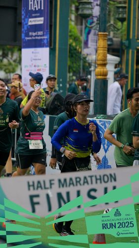 Race photo from Mangkunegaran Run 2025