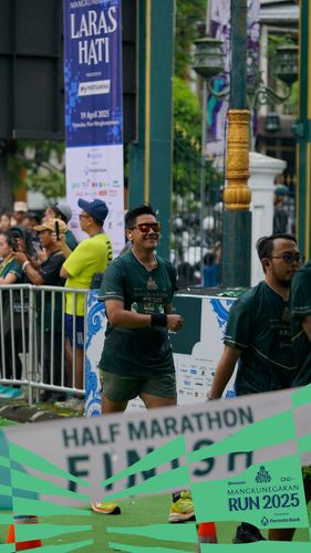 Race photo from Mangkunegaran Run 2025