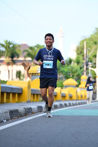 Race photo from KEMLU RUN 2025