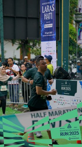 Race photo from Mangkunegaran Run 2025