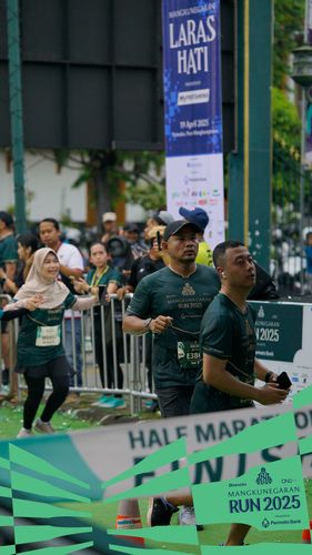Race photo from Mangkunegaran Run 2025