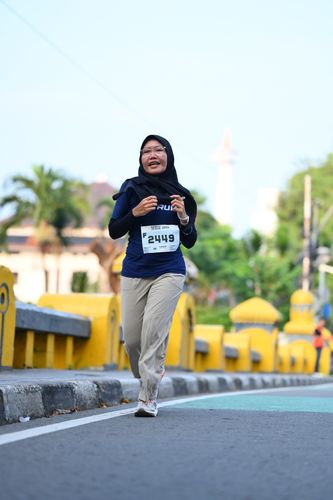Race photo from KEMLU RUN 2025