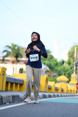Race photo from KEMLU RUN 2025
