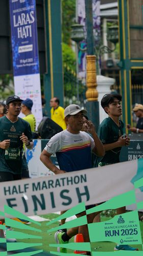 Race photo from Mangkunegaran Run 2025