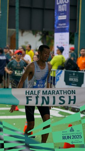 Race photo from Mangkunegaran Run 2025