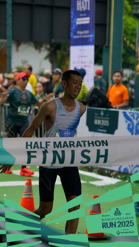 Race photo from Mangkunegaran Run 2025