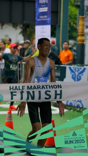 Race photo from Mangkunegaran Run 2025