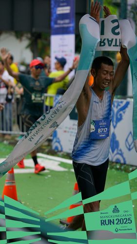 Race photo from Mangkunegaran Run 2025
