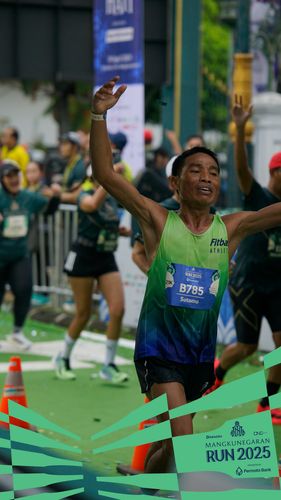 Race photo from Mangkunegaran Run 2025