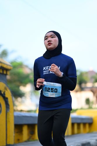 Race photo from KEMLU RUN 2025