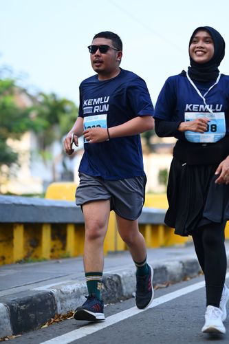 Race photo from KEMLU RUN 2025