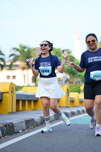 Race photo from KEMLU RUN 2025