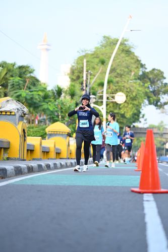 Race photo from KEMLU RUN 2025