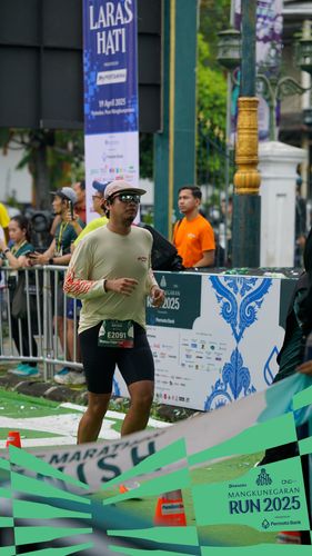 Race photo from Mangkunegaran Run 2025