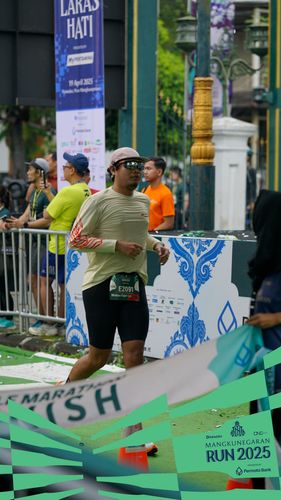 Race photo from Mangkunegaran Run 2025