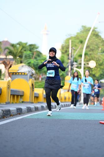 Race photo from KEMLU RUN 2025