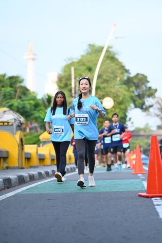 Race photo from KEMLU RUN 2025