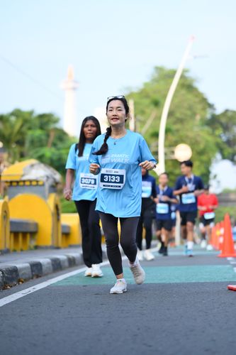 Race photo from KEMLU RUN 2025