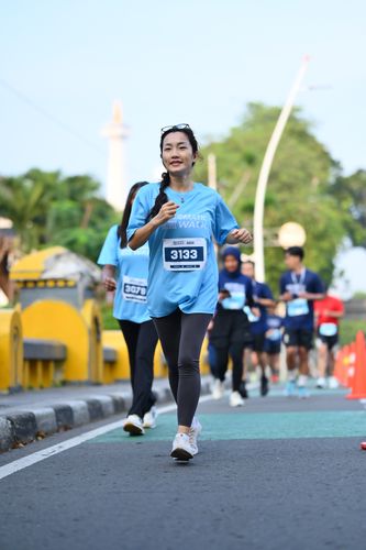 Race photo from KEMLU RUN 2025