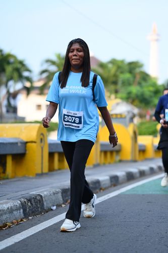 Race photo from KEMLU RUN 2025