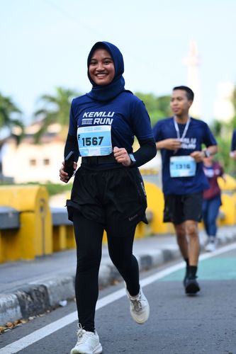 Race photo from KEMLU RUN 2025