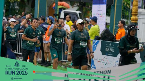 Race photo from Mangkunegaran Run 2025