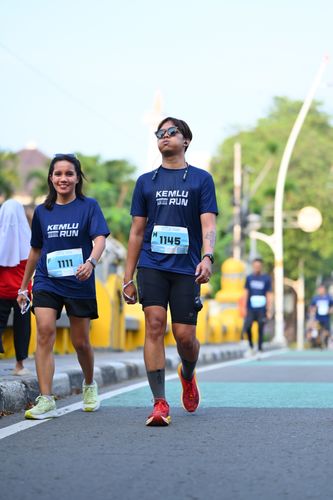 Race photo from KEMLU RUN 2025