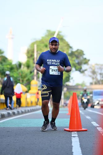 Race photo from KEMLU RUN 2025