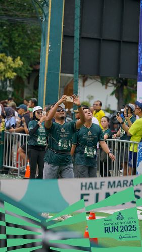 Race photo from Mangkunegaran Run 2025