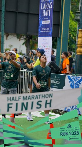 Race photo from Mangkunegaran Run 2025