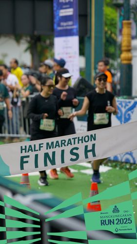 Race photo from Mangkunegaran Run 2025