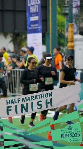 Race photo from Mangkunegaran Run 2025