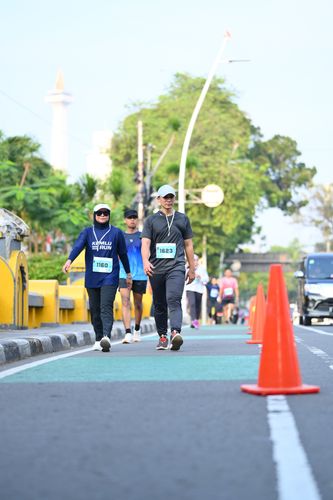 Race photo from KEMLU RUN 2025