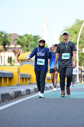 Race photo from KEMLU RUN 2025