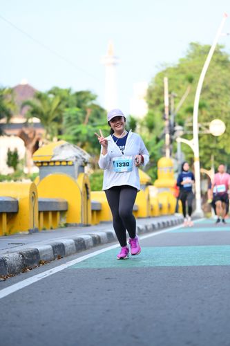 Race photo from KEMLU RUN 2025