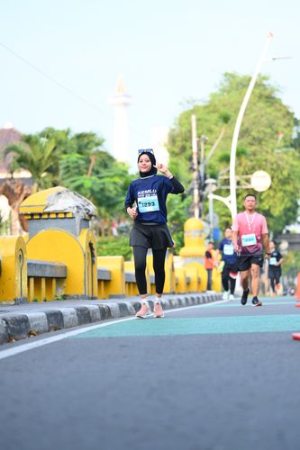 Race photo from KEMLU RUN 2025