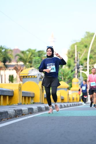 Race photo from KEMLU RUN 2025