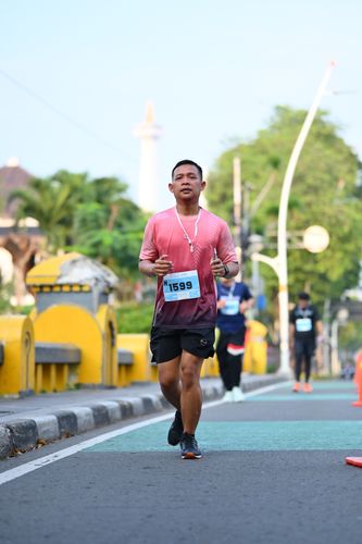 Race photo from KEMLU RUN 2025