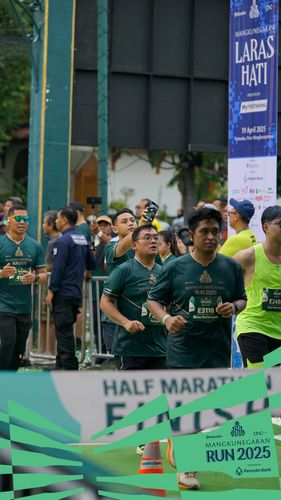 Race photo from Mangkunegaran Run 2025