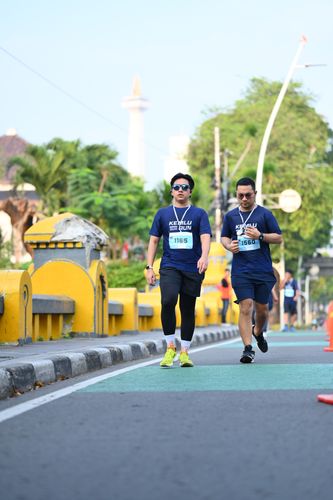 Race photo from KEMLU RUN 2025