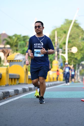 Race photo from KEMLU RUN 2025