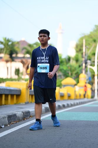 Race photo from KEMLU RUN 2025