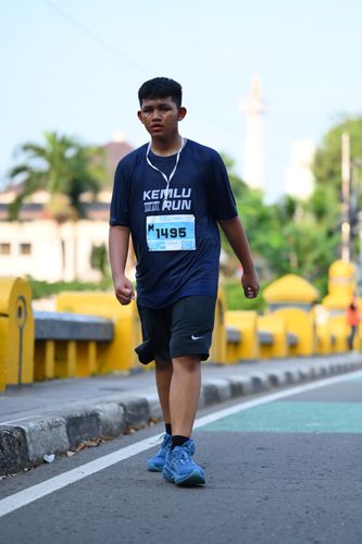 Race photo from KEMLU RUN 2025